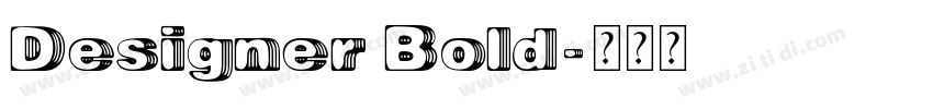 Designer Bold字体转换